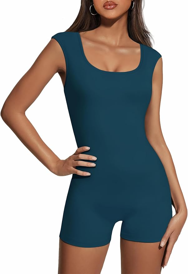 ウェア WORK OUT SEPARATE ONE-PIECE Amazon.com: TQD Womens Workout Romper One Piece Bodycon